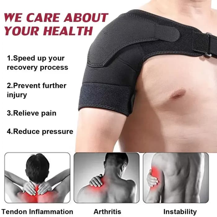 Attelle de stabilité d'épaule de sport avec coussinet de pression