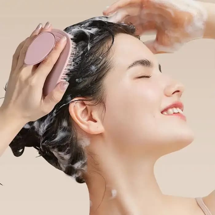 Peigne de massage du cuir chevelu pour shampoing