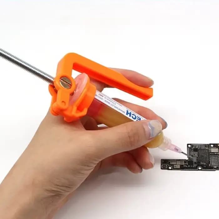 Pistolet de distribution professionnel 10CC pour pâte à souder, flux d'étain, réparation de PCB, téléphone, BGA, outil de soudage UV, applicateur universel