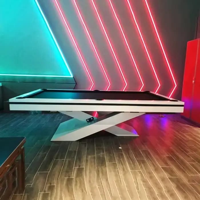Table de billard professionnelle de luxe en bois de qualité tournoi 2025, 7, 8 et 9 pieds, avec ardoises, pour votre maison
