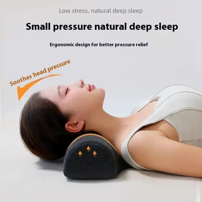 Oreiller ergonomique en mousse à mémoire de forme pour le soutien du cou et des épaules