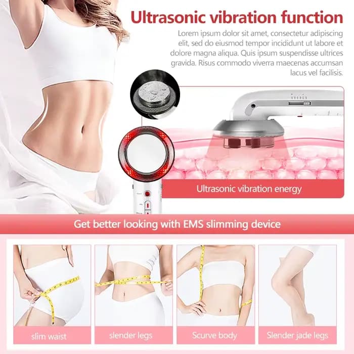 Masseur corporel ultrasonique infrarouge 3 en 1 EMS