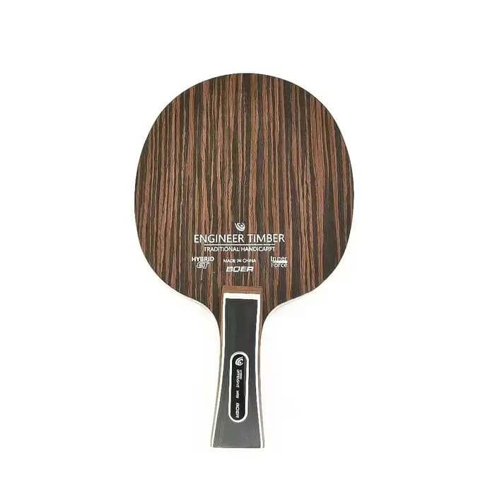 Boer – planche de Tennis de Table en ébène, Base de lame, lame de Pong à 7 plis, plaque inférieure de pagaie, raquette de Tennis de Table, batte de ping-pong en caoutchouc