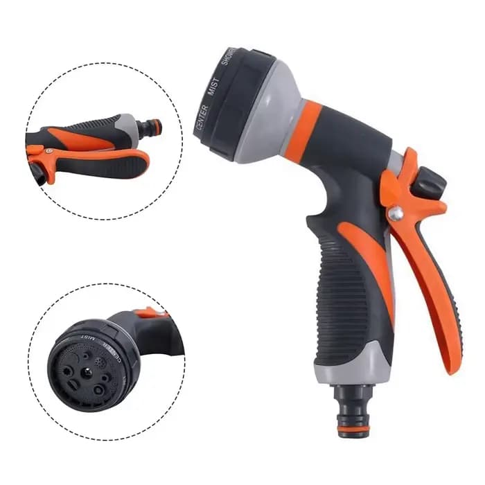 Nettoyeur de lavage de jardin haute puissance pression voiture et tuyau buse laveuse pistolet de pulvérisation d'eau réglable tuyau d'arrosage pistolet à eau de lavage de voiture