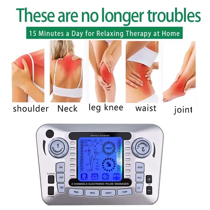 Tens – stimulateur musculaire électrique d'électrostimulation EMS
