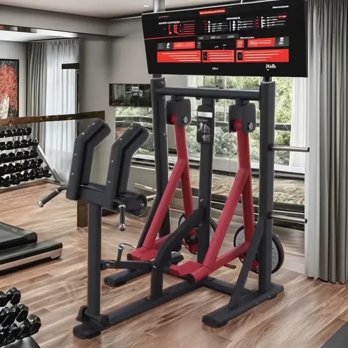 Appareil de musculation en acier à charge de plaques pour la formation des hanches