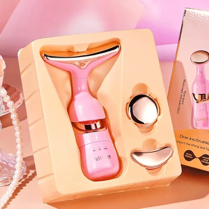 3 en 1 soins de la peau dispositif de levage raffermissant du visage cou Massage des yeux