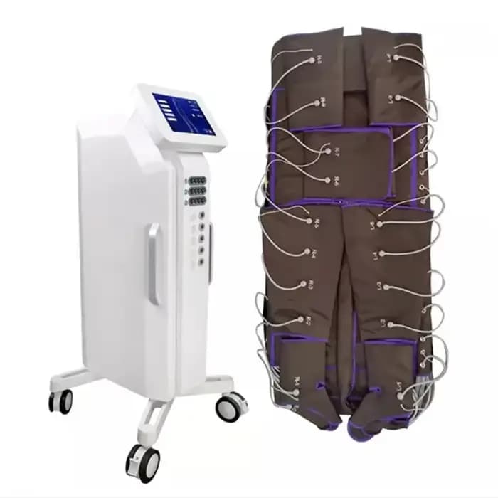 Appareil de pressothérapie 3 en 1 pour drainage lymphatique infrarouge avec EMS
