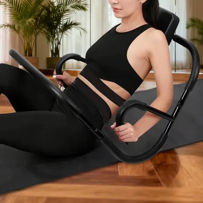 Appareil de musculation abdominale pour adultes unisexe avec appui-tête rembourré