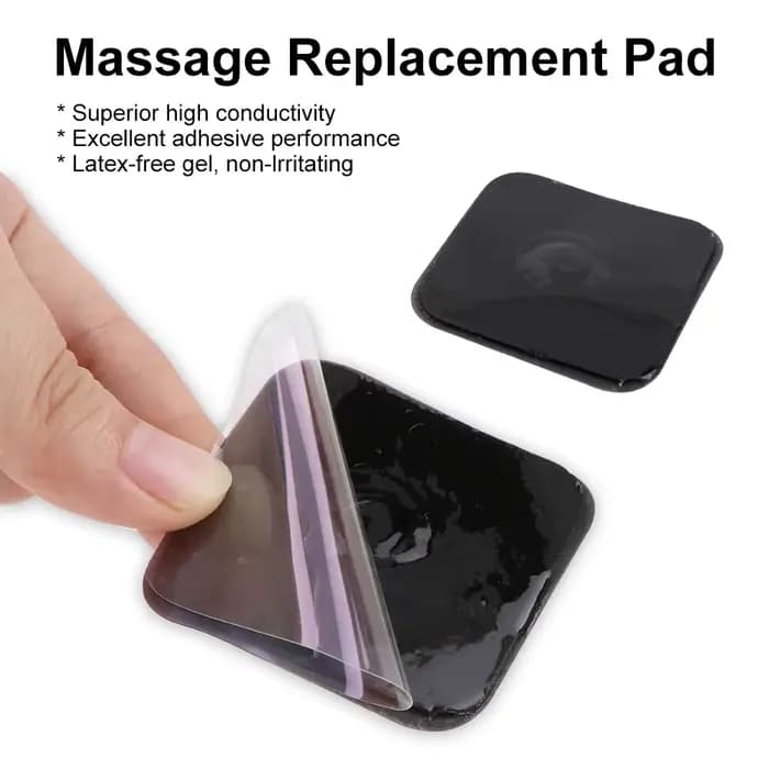 Électrode Tens de physiothérapie Coussinets Gel conducteur thérapeutique pression d'impulsion électrique Compex stimulateur musculaire patchs de Massage