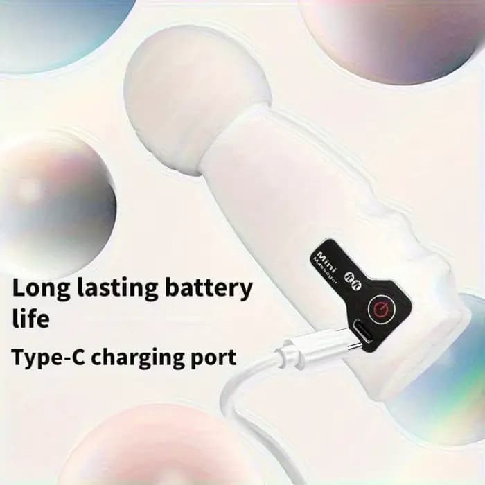 Mini masseur électrique portable, rechargeable par USB avec 4 réglages de vitesse, polyvalent pour le corps, le dos, le cou, les jambes et la taille