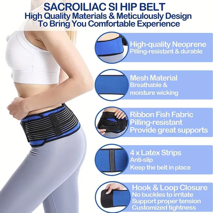Attelle de hanche sacro-iliaque pour femmes et hommes – Support du nerf
