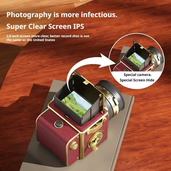 Photographie de voyage rétro CCD appareil Photo numérique Portable Mini appareil Photo étudiant Graduation Photo Zoom appareil Photo numérique haute définition