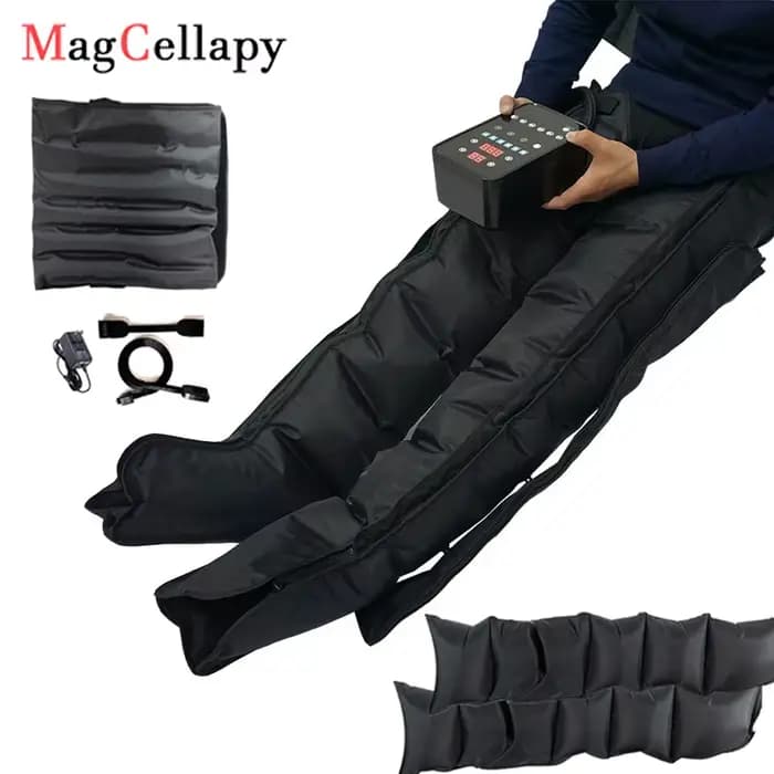 Système de Massage par Compression d'air à Six chambres, masseur pour tout le corps, pompe de récupération, bottes, Machine de M