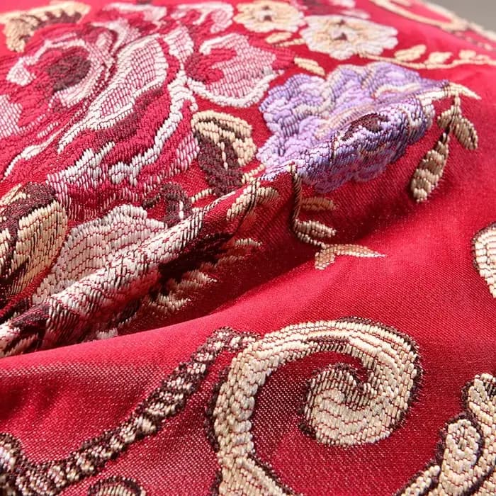 Juste de coussin décorative florale jacquard, taie d'oreiller classique, housses de taille de chaise, décor de canapé, maison et chambre à coucher, 48x48cm