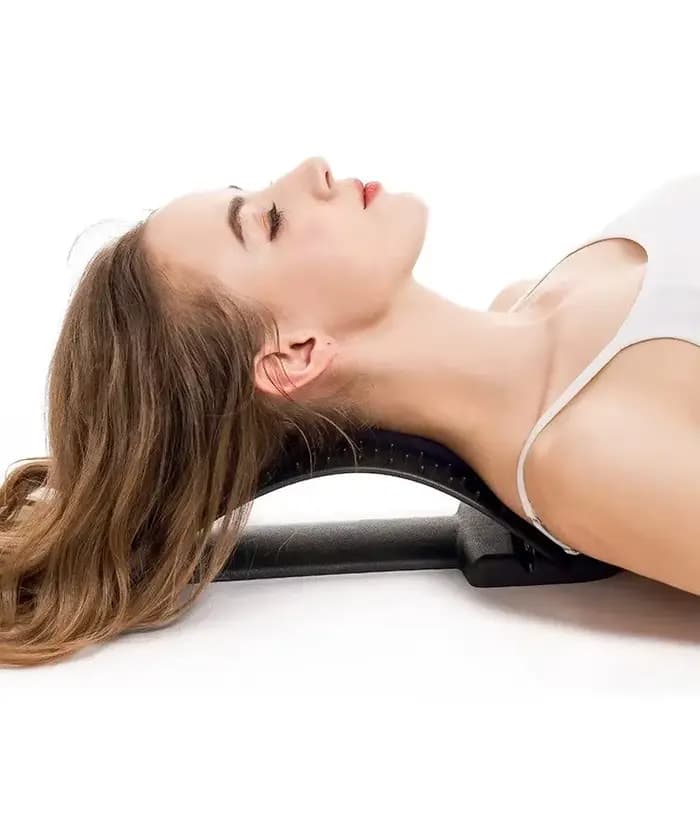 Civière dorsale masseur réglable multi-niveaux taille cou Fitness lombaire cervicale colonne
