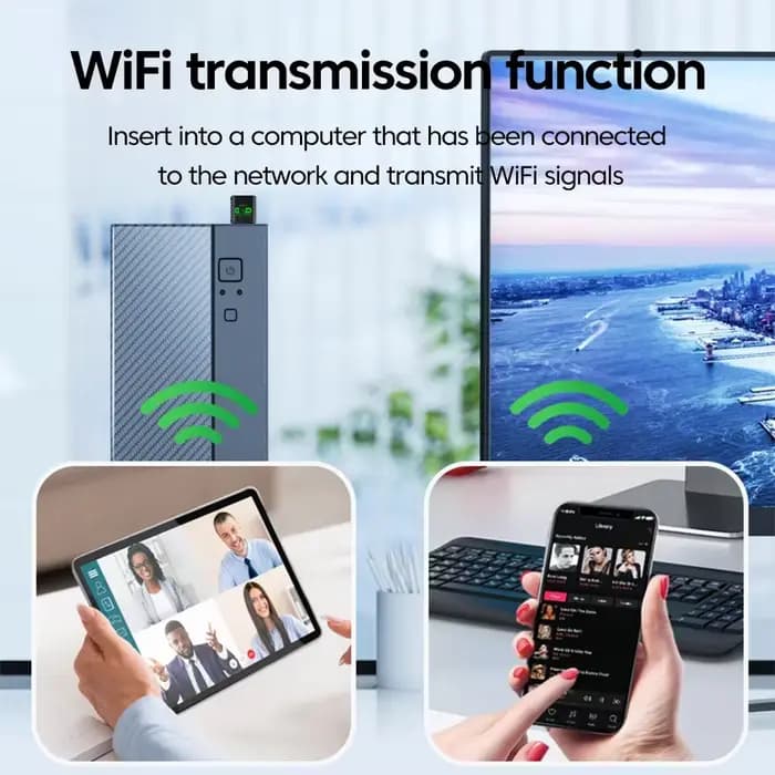 900Mbps USB WiFi Bluetooth 5.4 adaptateur 2in1 Dongle double bande 2.4G 5GHz USB WiFi 6 réseau sans fil Wlan récepteur pilote gratuit