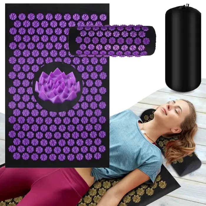 Tapis de massage à picots Shiatsu 3 pièces