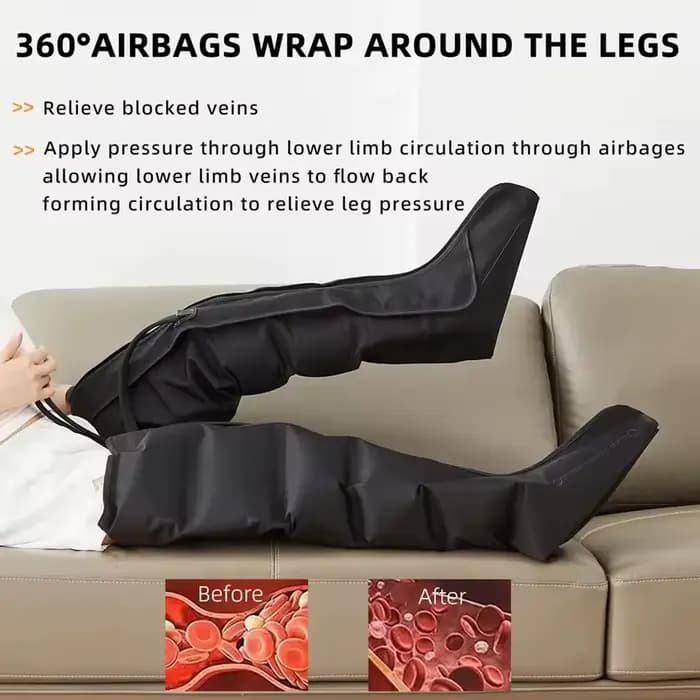 Masseur de jambes de Massage à Compression d'air