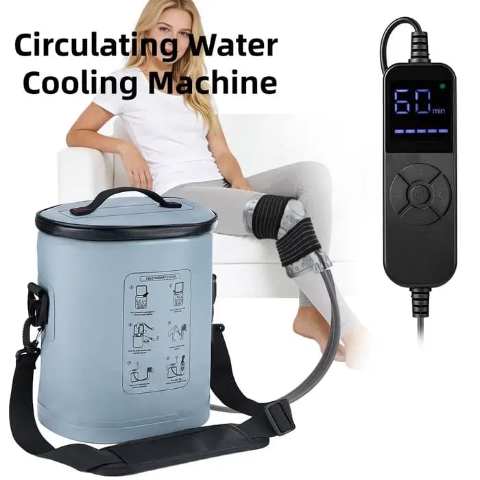 Appareil portable de thérapie par eau froide circulante pour genoux
