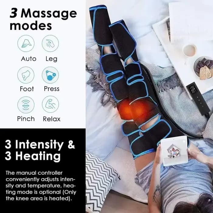 Appareil de massage des jambes à compression d'air pour combattre les varices