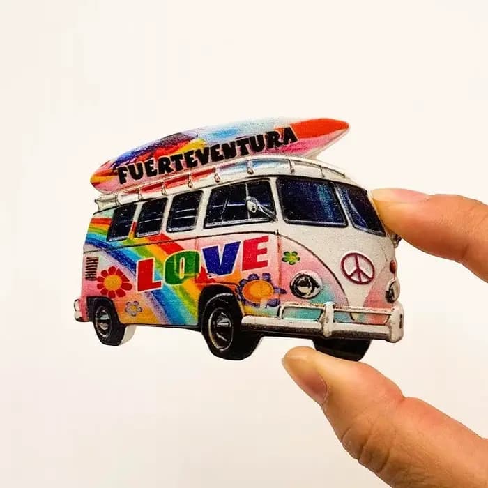 Aimants de réfrigérateur en résine 3D des îles Canaries d'Espagne, Gran Canaria, Lanzarote, souvenir de voyage, décoration de la maison, cadeau