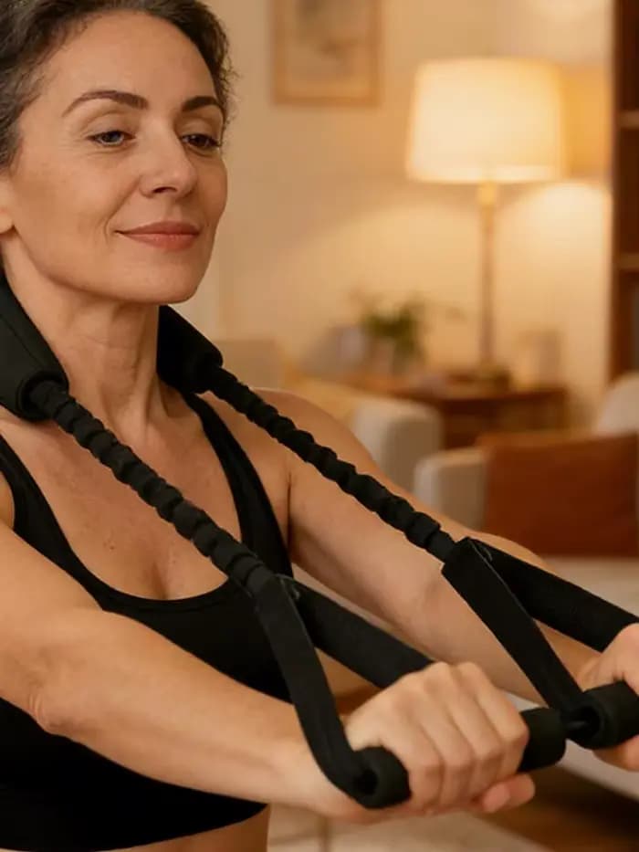 Appareil de traction cervicale élastique pour soulager l'inconfort