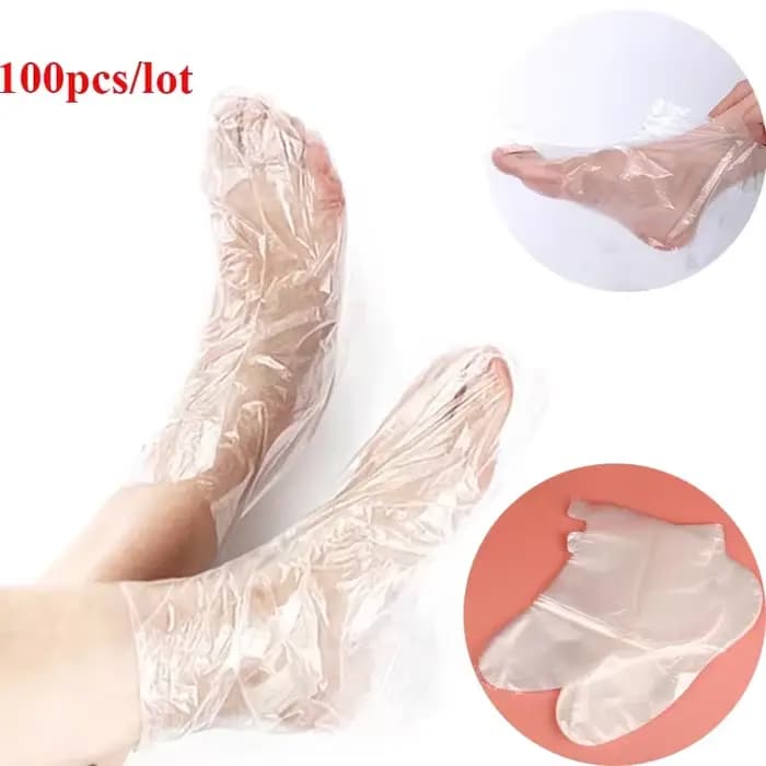 Sacs pour pieds jetables transparents