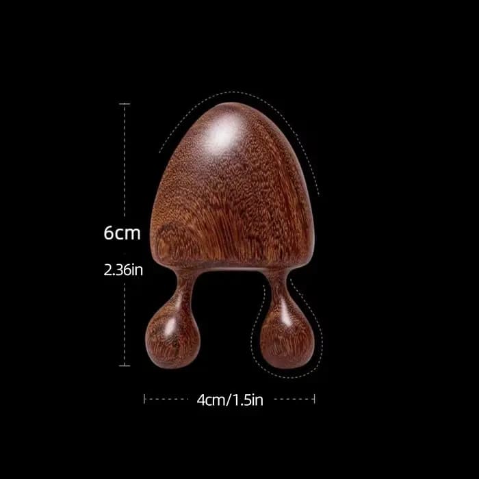 Masseur de visage en bois de santal