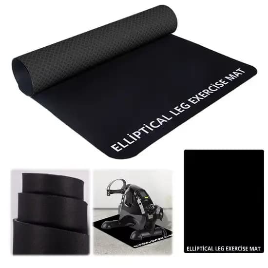Tapis de Machine d'exercice de jambe d'ellipse, tapis elliptique sous le bureau, tapis de sol souple pour pas à pas, améliore la stabilité pour les équipements d'exercice