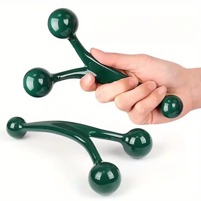 Masseur manuel à 3 têtes – Conception ergonomique pour le cou