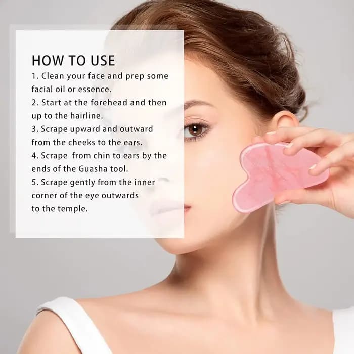 Outil facial Gua Sha, outil Guasha pour le visage