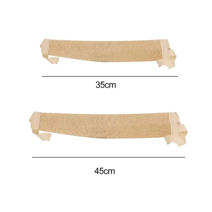 Loofah naturel peau gommage serviette douche Spa Massage brosse de bain épurateur éponge sangle arrière
