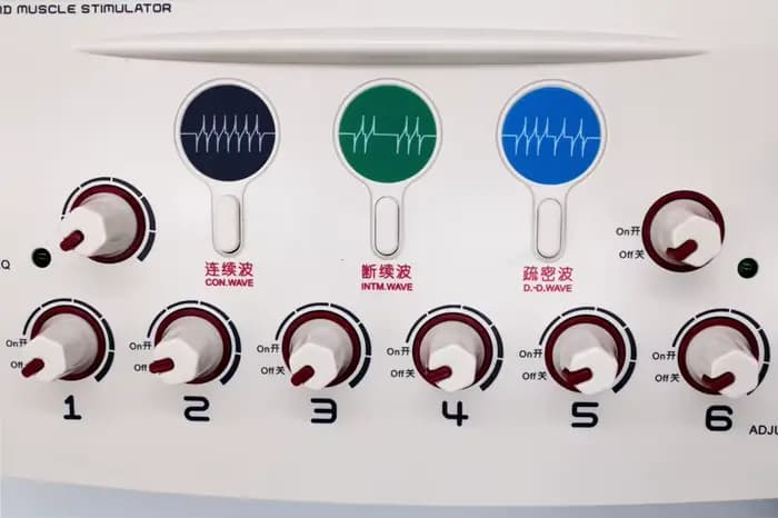 Stimulateur musculaire électrique par électroacupuncture EMS, dispositif de Massage de Stimulation musculaire basse fréquence pour la relaxation et la physiothérapie