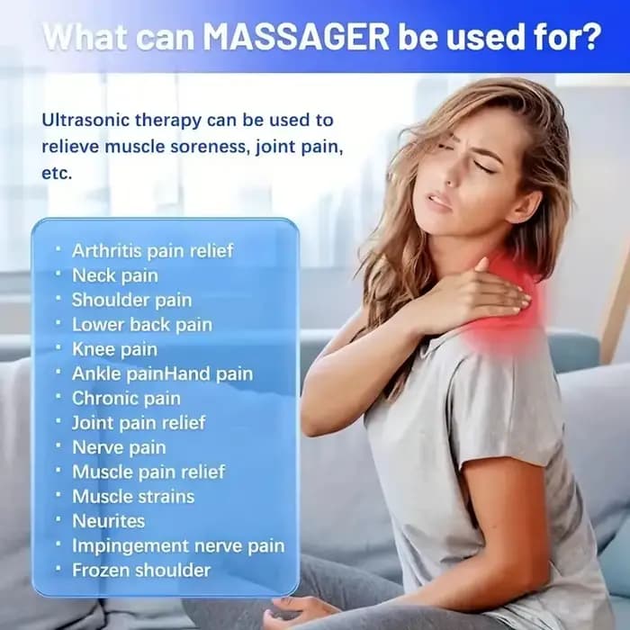 Masseur de cou EMS, stimulateur musculaire électrique