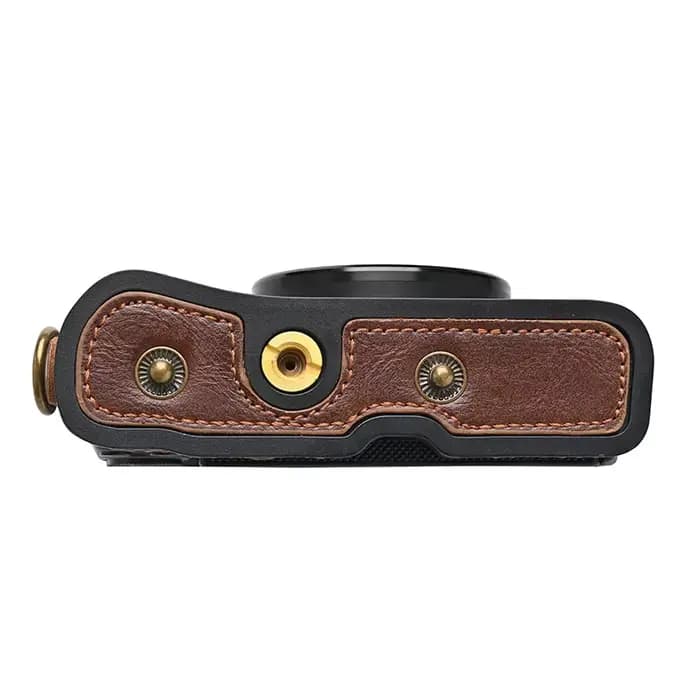 Étui en cuir PU portable avec sangle initiée, sac pour appareil photo, housse pour IL SX740, SX740HS, SX720HS, SX720, SX730HS, SX730, thérapeute