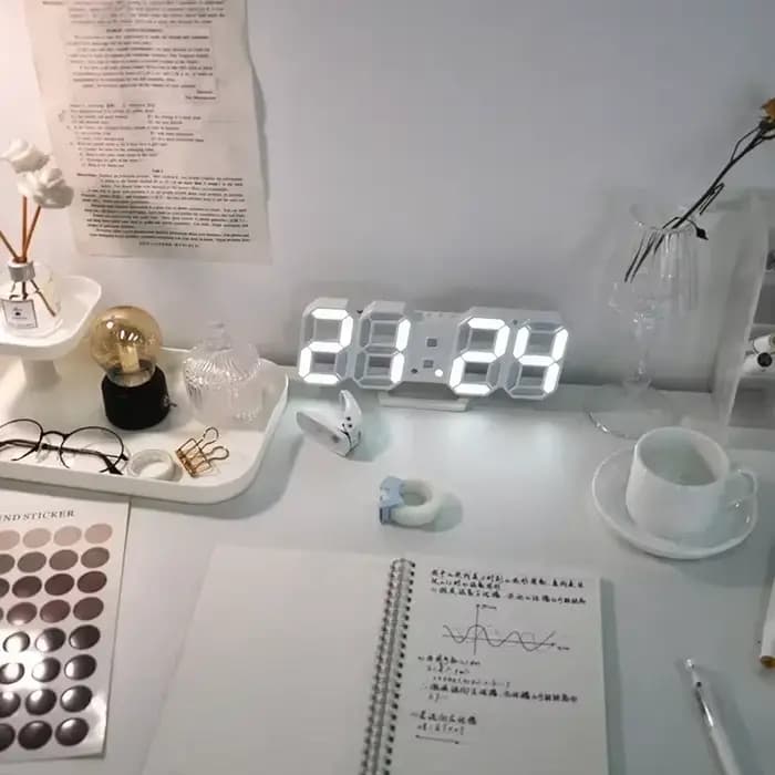 Horloge murale numérique montres de bureau alarme électronique décoration de maison moderne pour décor de chambre intérieur Led horloges de Table salon
