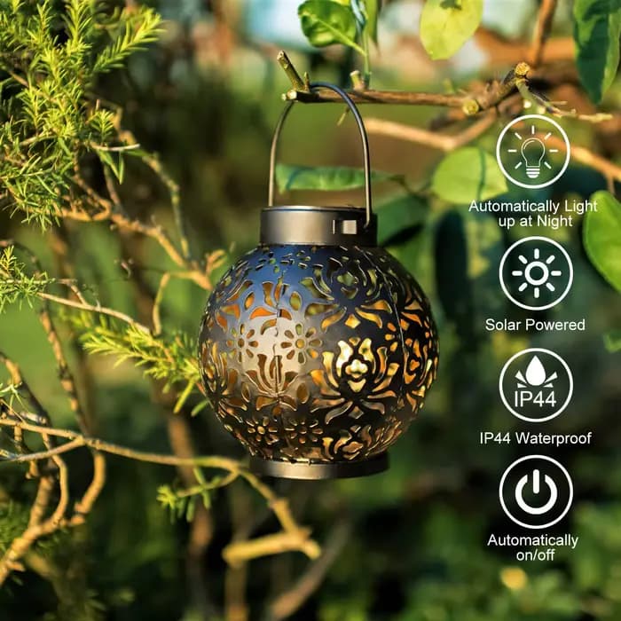 Lumière solaire extérieure imperméable à l'eau, motif tournesol, pour éclairage décoratif de nuit sur les allées, pelouses, jardins et patios