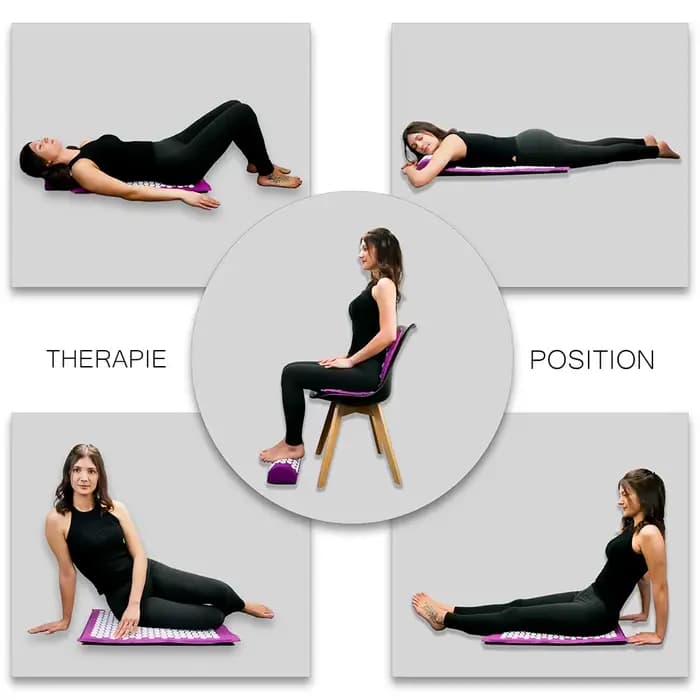 Contre les virus d'acupression pour le dos, coussin de massage