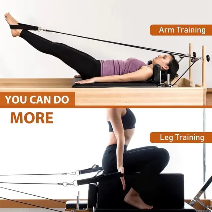 Sangles de Pilates à double boucle avec anneaux
