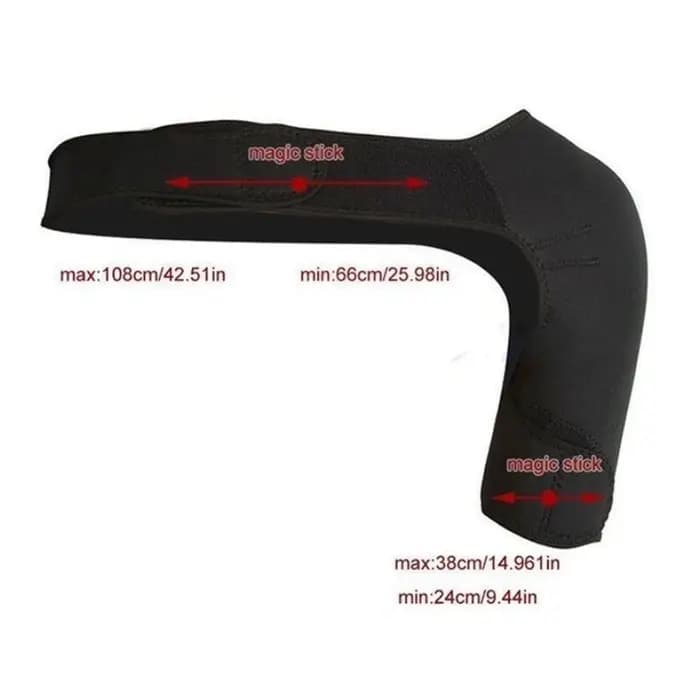 Attelle d'épaule simple réglable auto-chauffante, soulagement de la douleur, masseur pour manchette rotateur, coussinet d'épaule Cervical