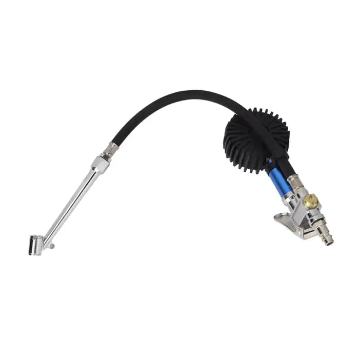 Pistolet de gonflage pour pneus, jauge de gonflage, pompe, 12 gonfleurs de pneus auto-serrables avec manomètre d'air et connecteur d'air rapide