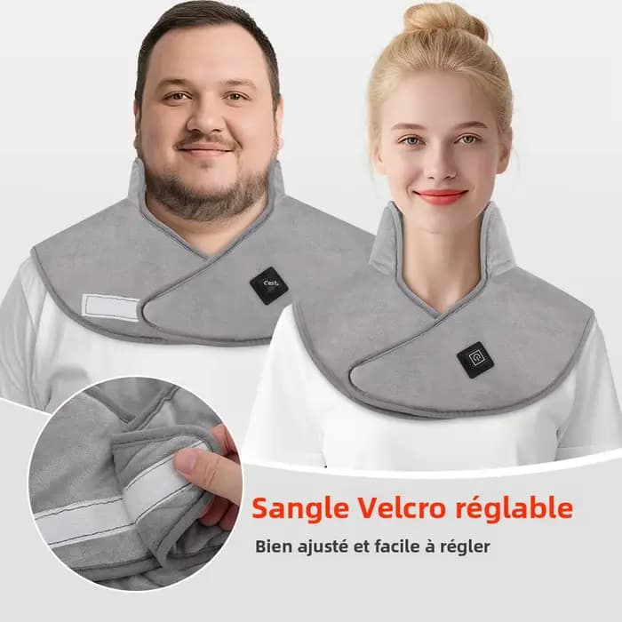 Coussin chauffant électrique pour les épaules et le cou