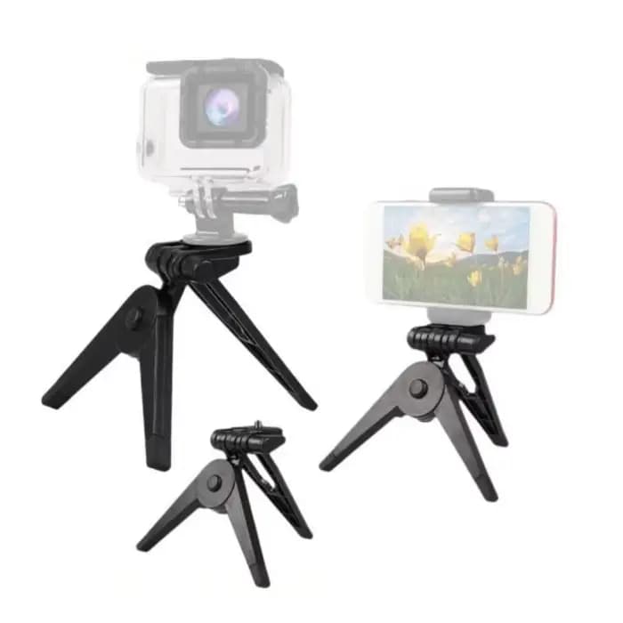 Trépied pliable universel, support de caméra portable pliable, mini trépied durable pour appareil photo reflex Canon/Nikon/Sony