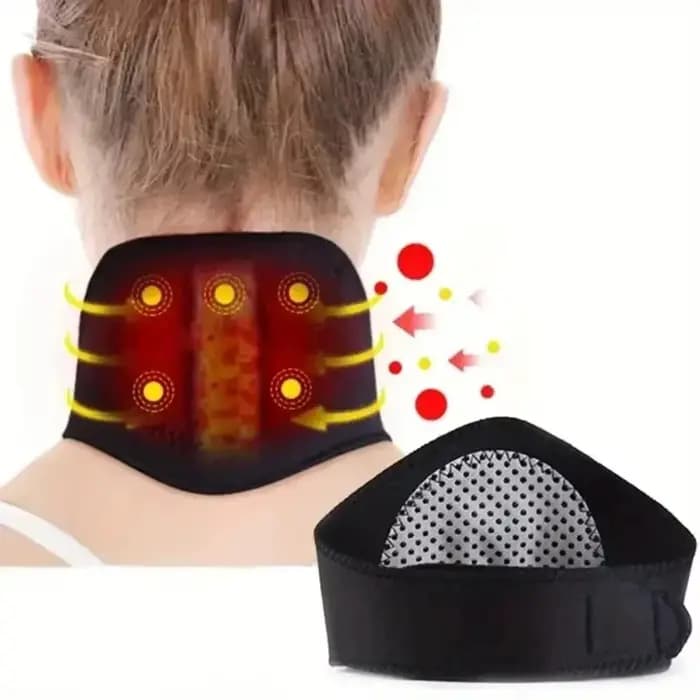 Oreiller cervical chauffant portable 2026 à chaleur douce et moyenne avec thérapie thermique spontanée pour les picotements et la douleur