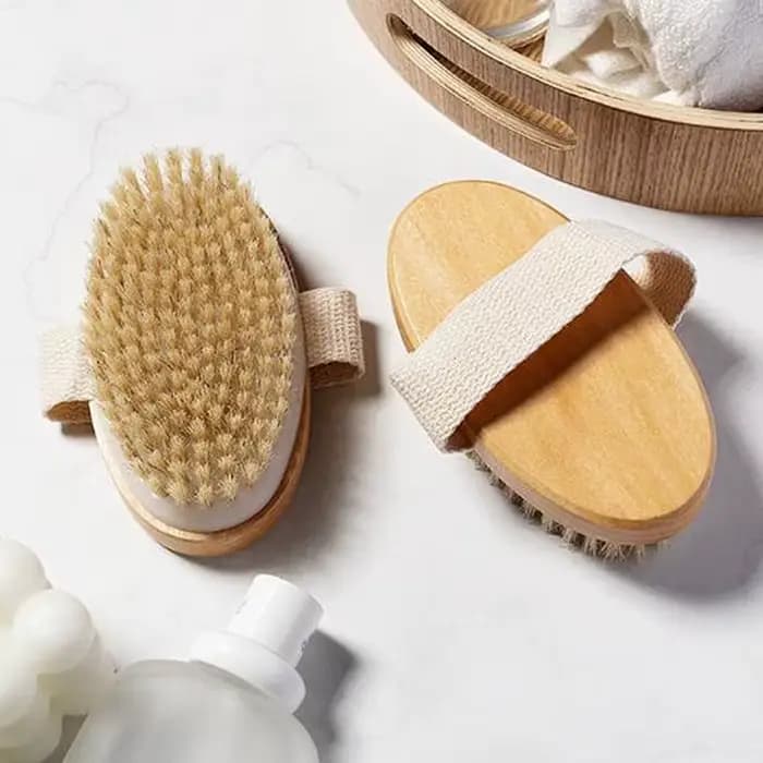 Brosse de massage corporelle SPA douce pour peaux sèches et humides