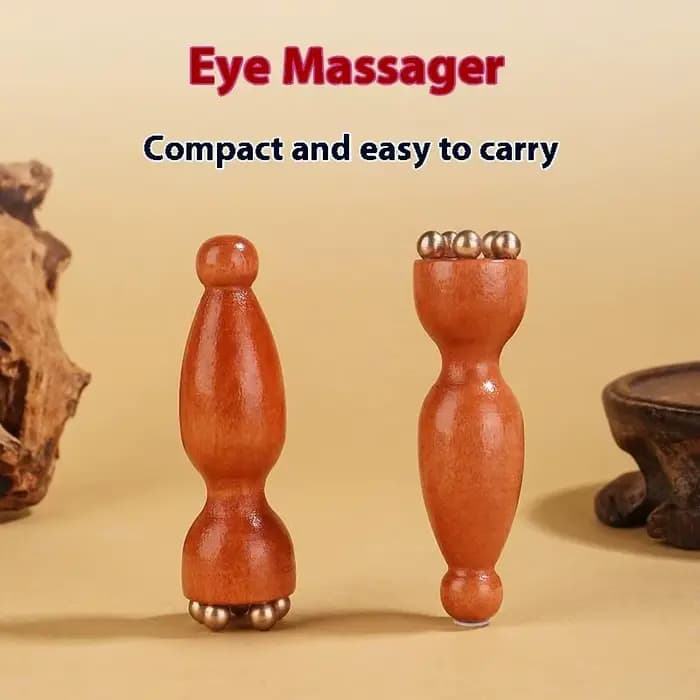 Bâton de Massage des yeux Lotus en laiton