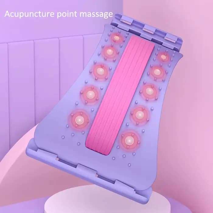 Masseur de dos civière multi-niveaux réglable taille cou Fitness lombaire cervicale colonne