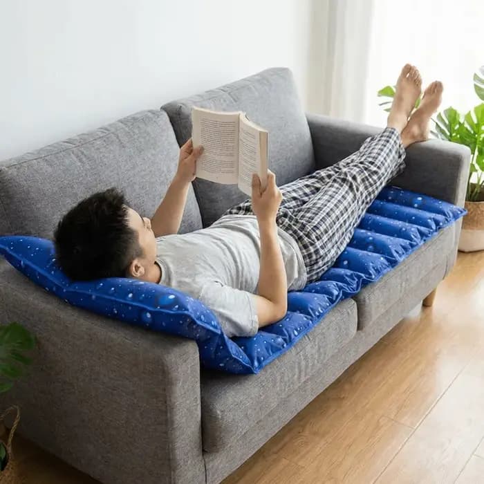Coussin Rafraîchissant Rechargeable pour Animaux de Compagnie – Conception DIY, Tapis de Gel Refroidissant Portable et Pliable pour l'Été, Remplissable d'Eau, Idéal pour Voiture, Maison, Bureau