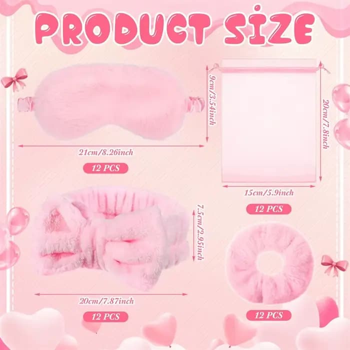 Parure de nuit Spa, 48 pièces, fournitures de fête pour père noël, cadeaux, meilleur cadeau pour amis, fournitures festives pour la maison pour filles